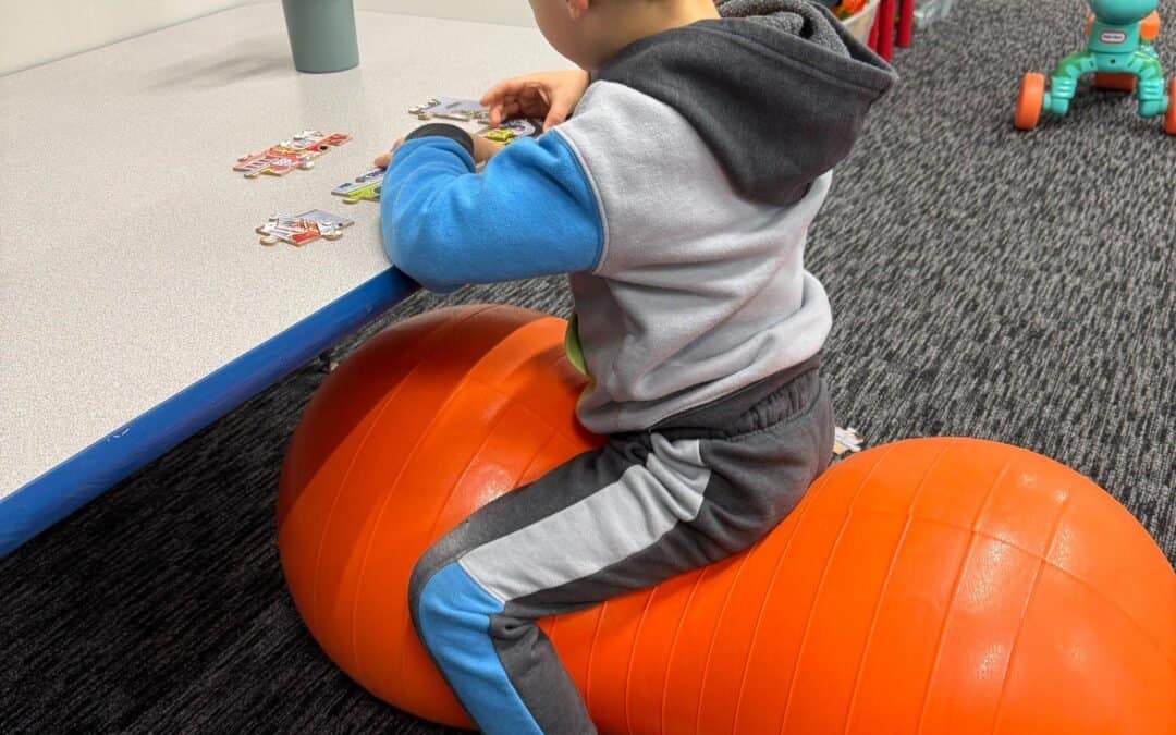 Bouncing into Fun and Growth: Why Kids Love the Peanut Ball at Strengths in Motion!